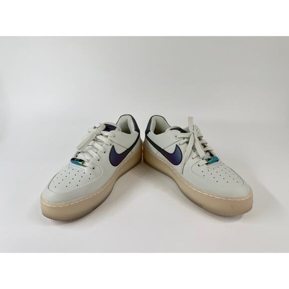 Nike Air Force 1 Sage Low LX AR5409-003 Women’s 8 Spruce Aura White Iridescent - Picture 2 of 10